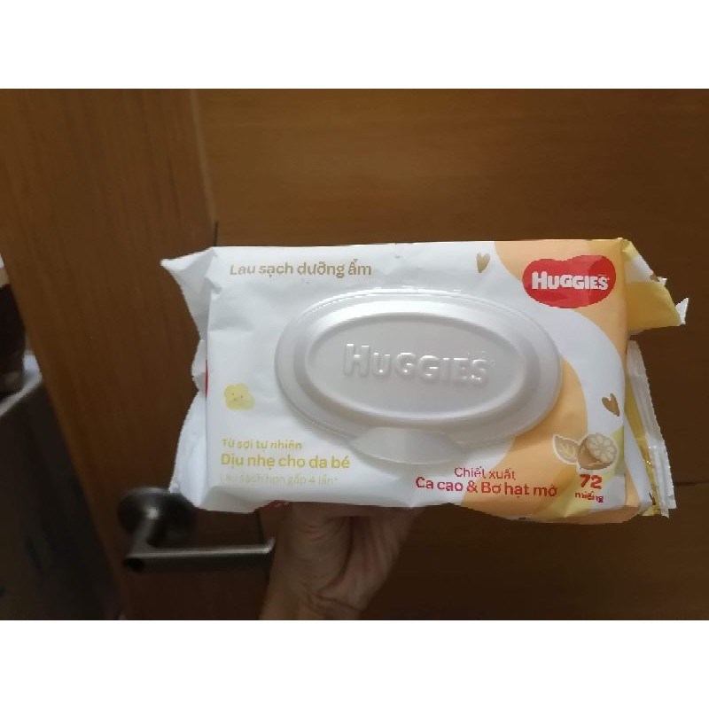 (date 9/22) Khăn ướt Huggies 72 miếng