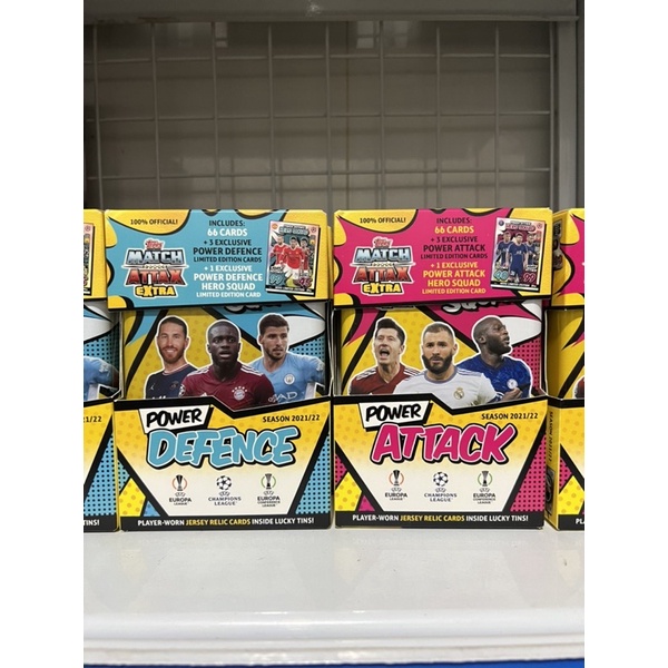 Hộp thẻ Match Attax extra Champions league mùa 21/22 ( 66 thẻ )