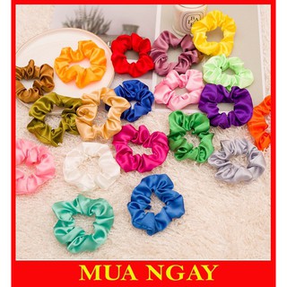 Dây buộc tóc hàn quốc đồ buộc tóc scrunchies màu sắc SC17