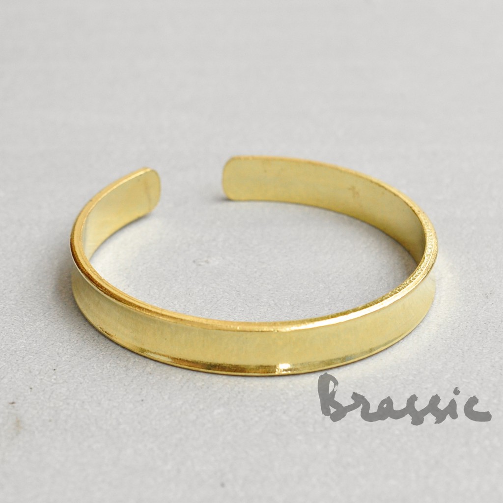 Vòng đồng nam nữ, vòng tay unisex 100% đồng thau bản 9mm VT32, cam kết vĩnh viễn về chất liệu