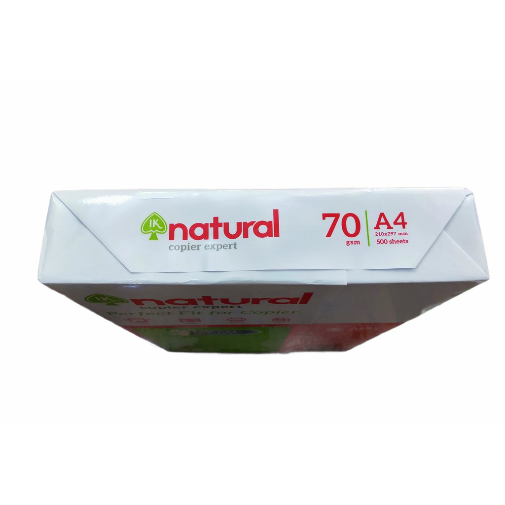 Giấy Natural A4 70 - Giấy Natural 70 gsm - Giấy A4 - Giấy in A4 - Giấy Photo A4 - Giấy Indonesia