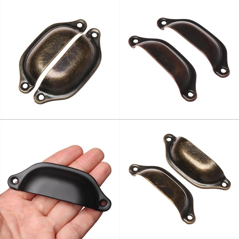 DORAW Set 2 Tay Nắm Cửa Hình Vỏ Sò