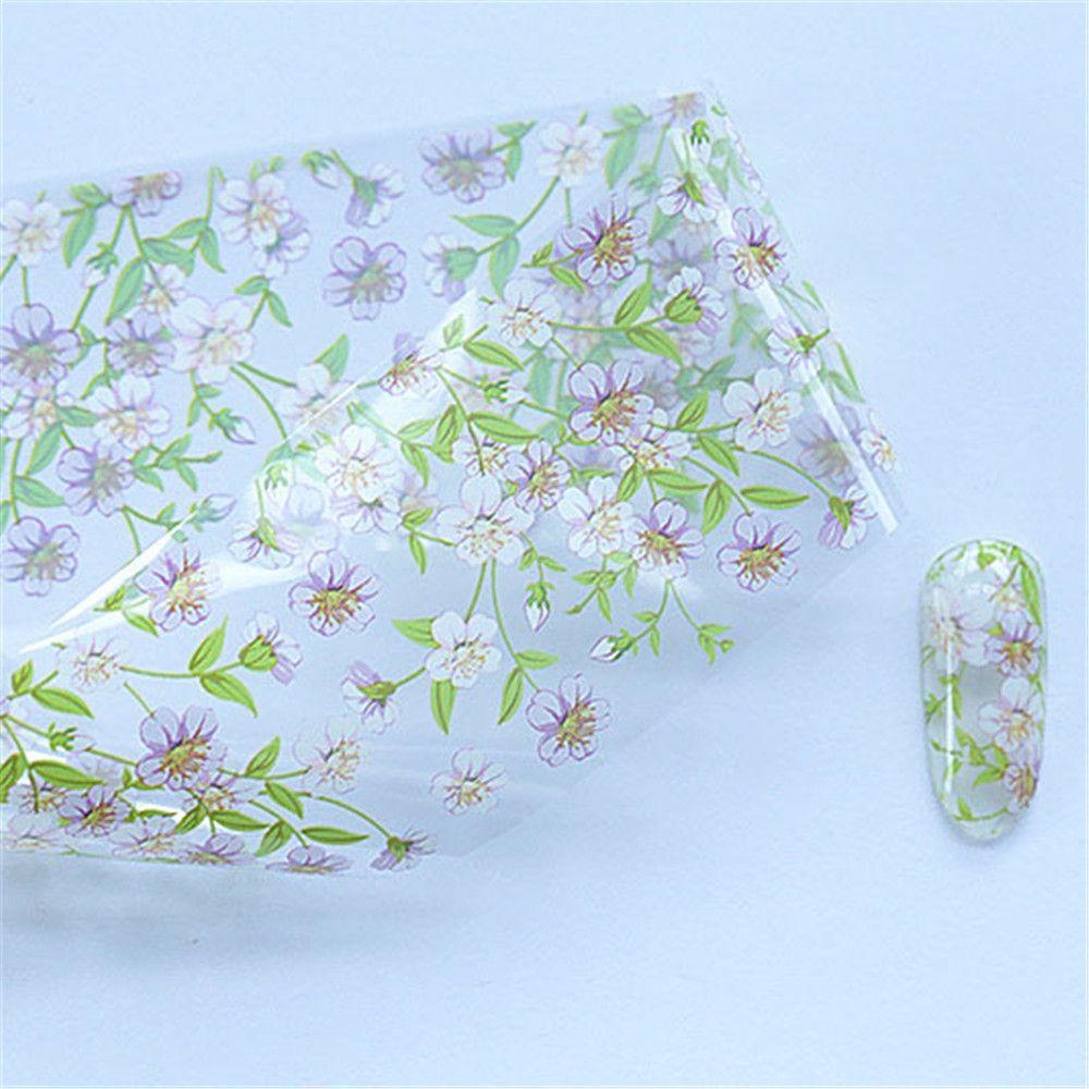 10 Cuộn Giấy Foil 3D Tự Trang Trí Móng Tay