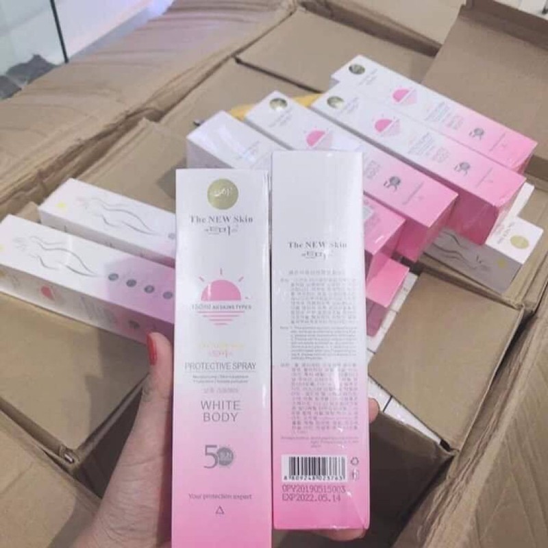 XỊT CHỐNG NẮNG THE NEW SKIN SPF 50+++