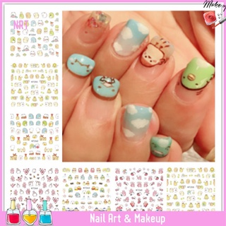 Sticker Dán Móng Tay Bảo Vệ Môi Trường Họa Tiết Hoạt Hình Cho Bé