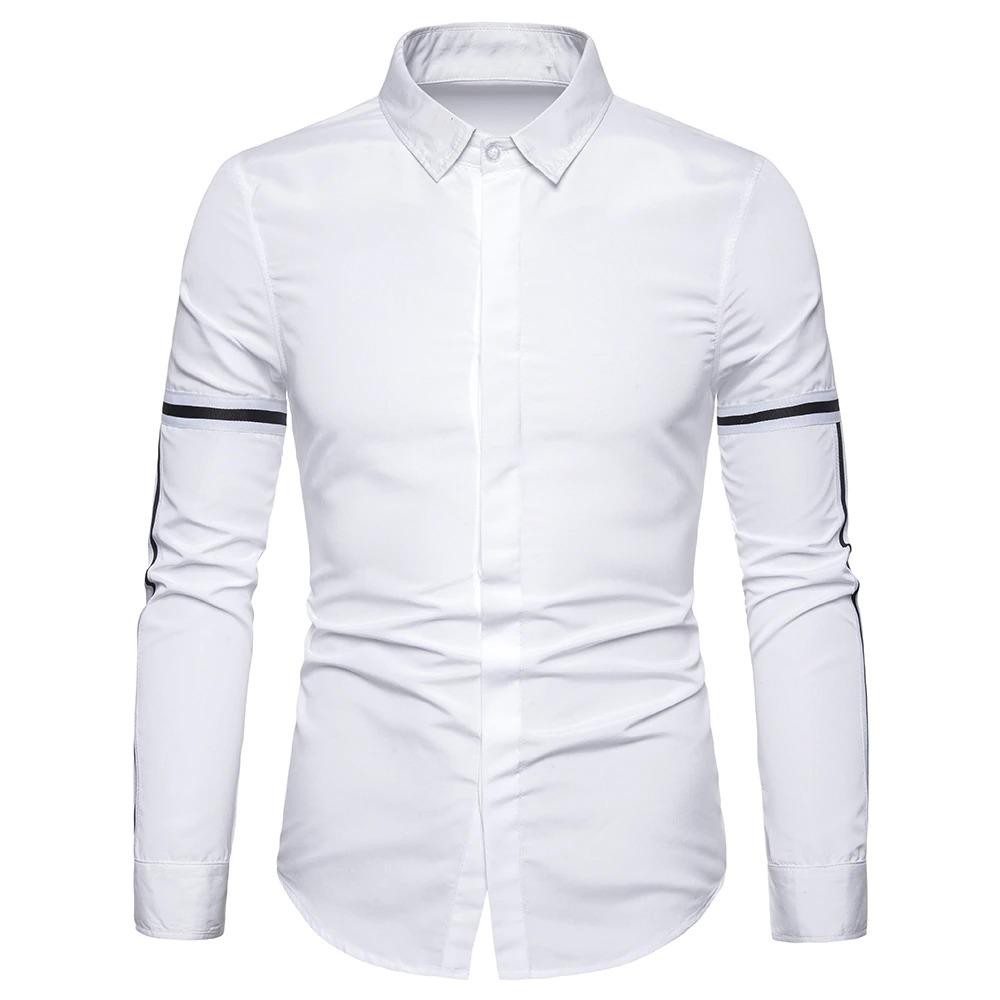 [Mã FAMALLT5 giảm 15% đơn 150K] Áo sơ mi nam dài tay phối dây LADOS-8023, chất vải lụa co giãn, chống nhăn | BigBuy360 - bigbuy360.vn