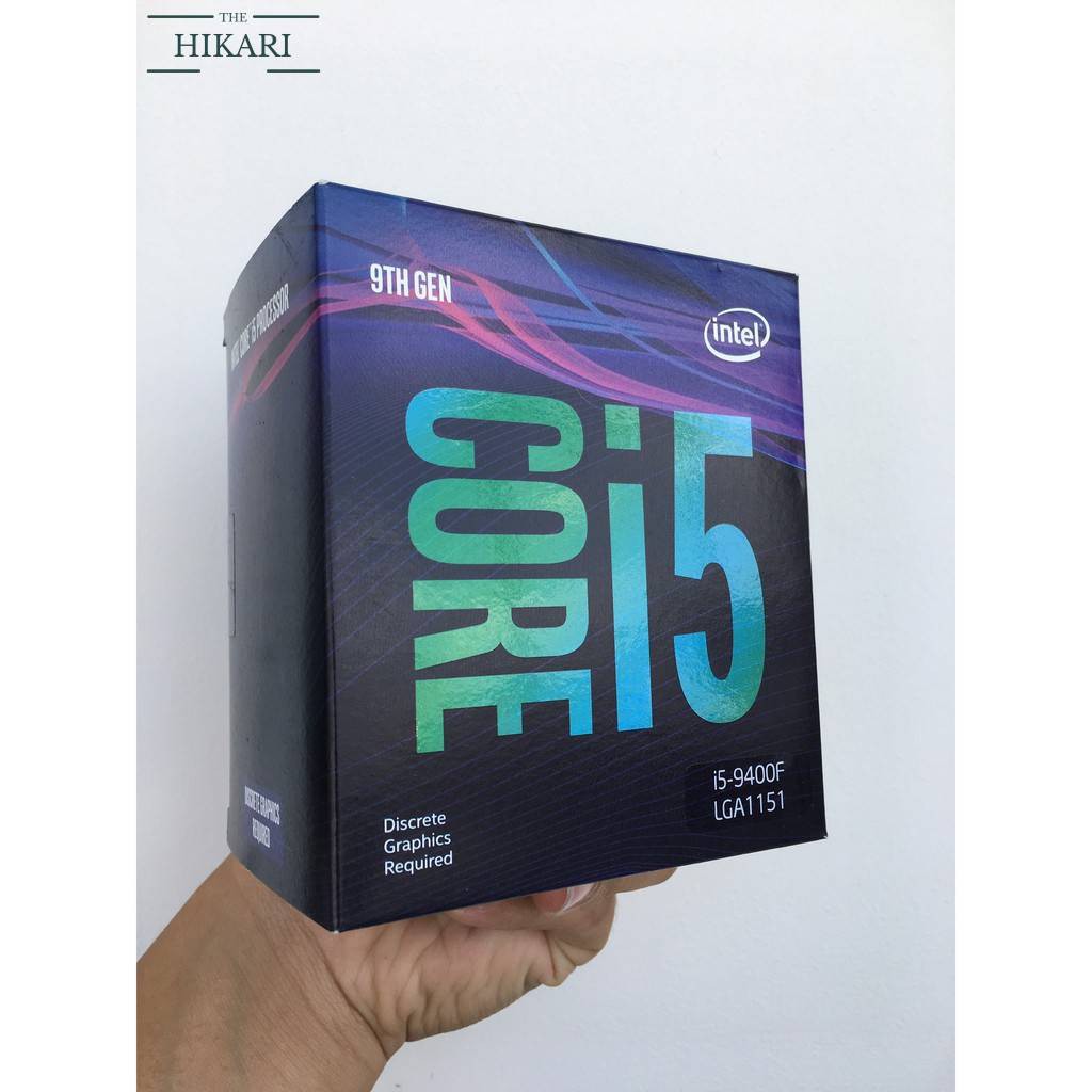 CPU Intel Core i5 9400F 2.90Ghz up to 4.10GHz-9MB-6 Cores, 6 Threads-Socket 1151-v2 Box Chính Hãng