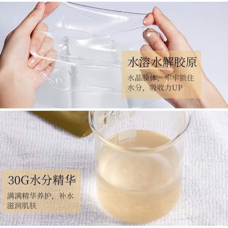 Một Miếng Mặt nạ Thủy Tinh Bioaqua 24k Golden Luxury Collagen Lady Facial Mask 28g
