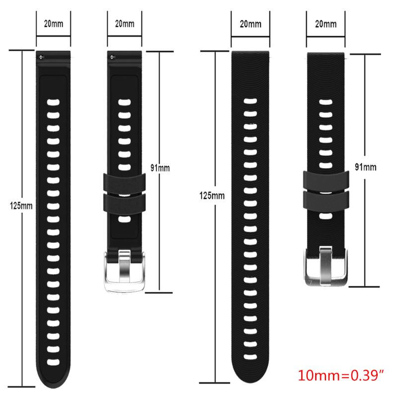 Dây Đeo Thay Thế 20mm Chuyên Dụng Cho GArmin Forerunner 245 245M 645 Thời Trang