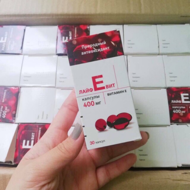 Vitamin E Zentiva 400iu - Vitamin E đỏ của Nga