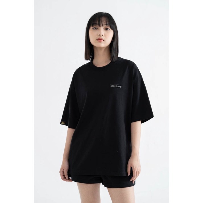 Áo Thun BOO Unisex Dáng Oversize Vải Cotton Họa Tiết Hoa AA BOOLAAB