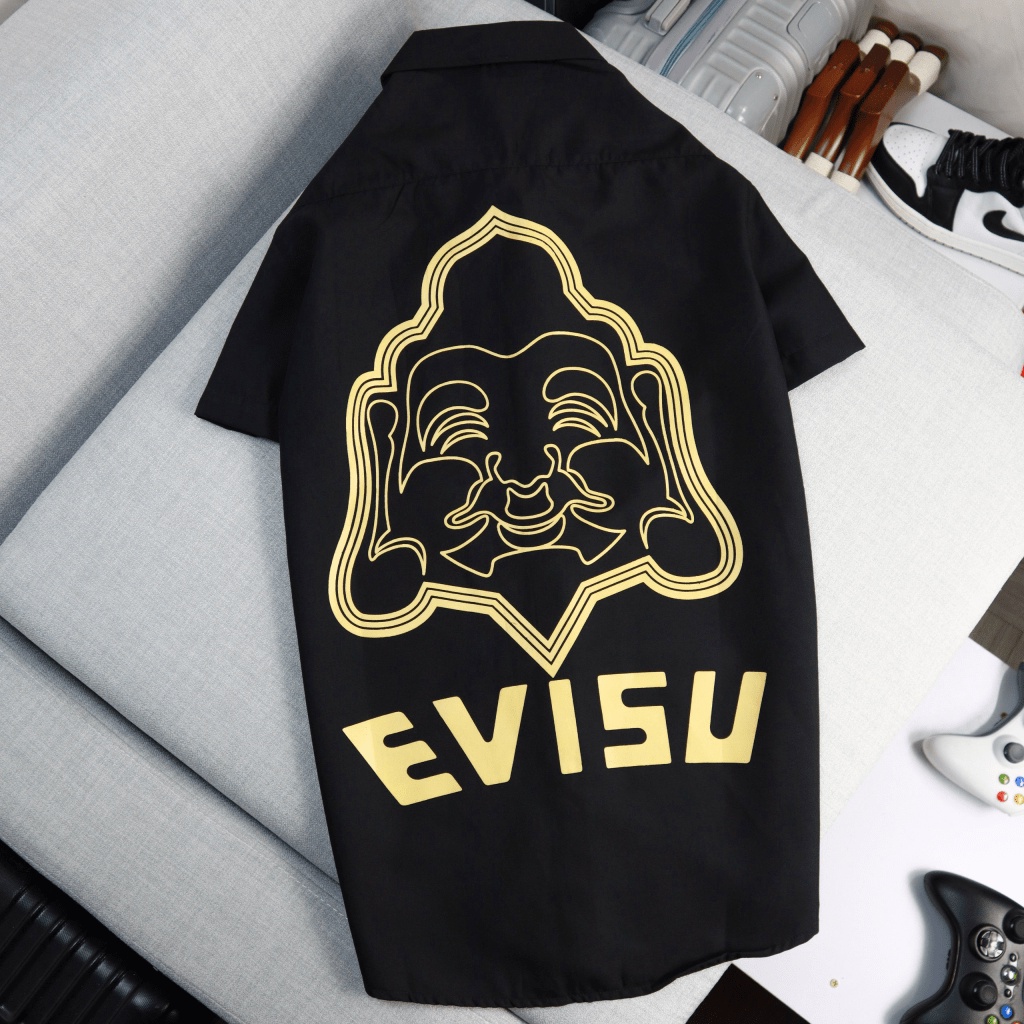 (Free Ship) Áo Sơ Mi Nam Uvisu Mặt Ông Địa Thời Trang Cá Tính Phong Cách Siêu Sành Điệu Valentina Shop