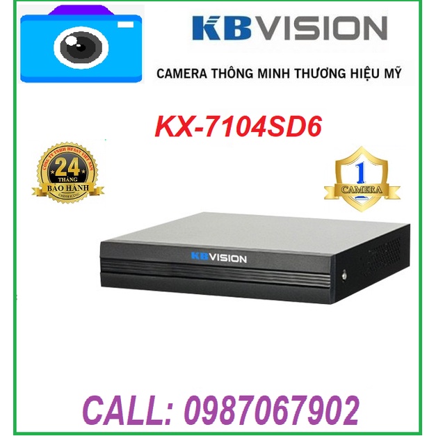 Đầu Ghi Camera KBVision 4 8 Kênh KX - 7104SD6 7108SD6 5 in 1 Vỏ Sắt [ dahua 1a04 1a08 7104hghi 7108 ] - Chính Hãng BH24T | BigBuy360 - bigbuy360.vn