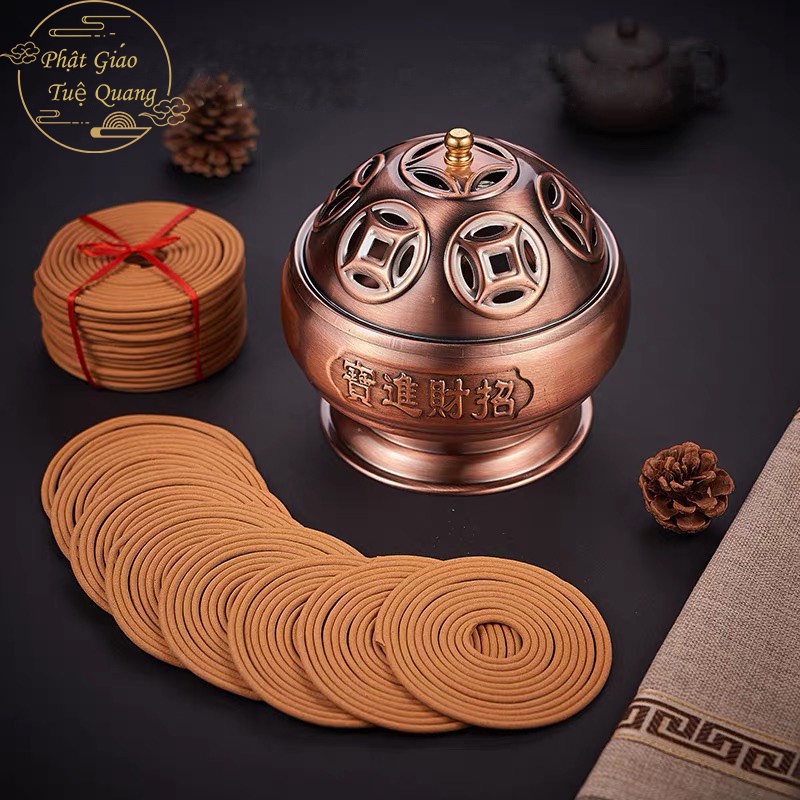 Nhang Khoanh C20 Gổ Đàn Hương không chứa hóa chất độc hại -Phật giáo tuệ quang