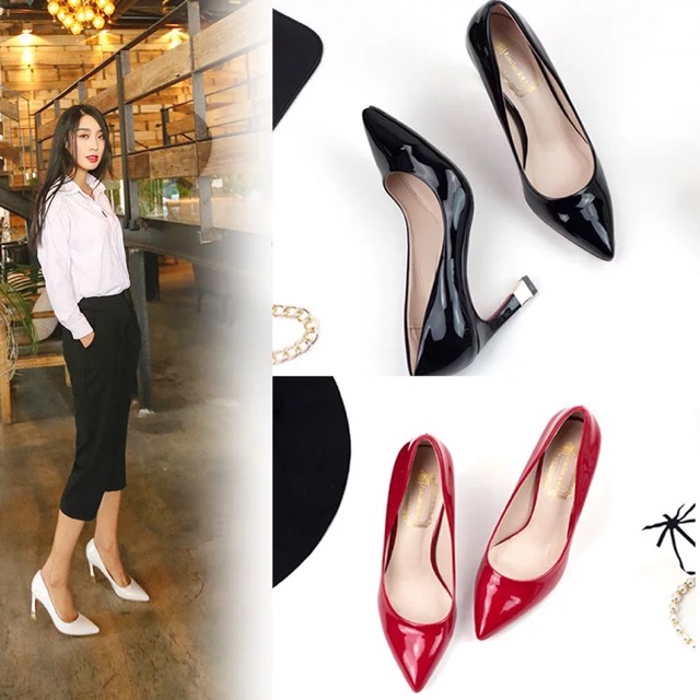(CÓ SẴN) Giày AIMILAN cao gót size nhỏ