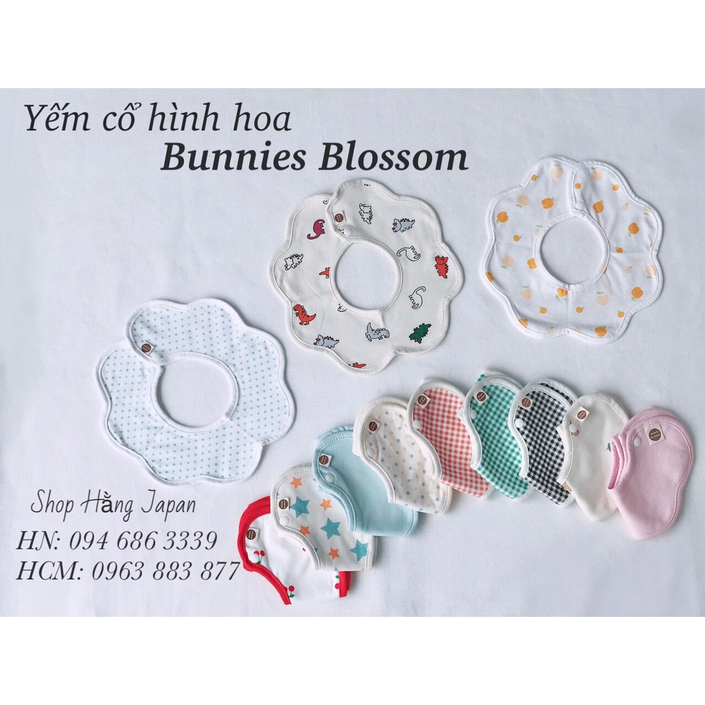 Yếm cổ cho bé Vella Bunnie Blossom Hàn Quốc chọn màu ngẫu nhiên