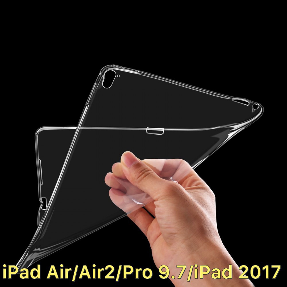 Ốp lưng dẻo trong suốt cho iPad Air/Air2/Pro 9.7/iPad 9.7 2017/iPad 9.7 2018 giá rẻ