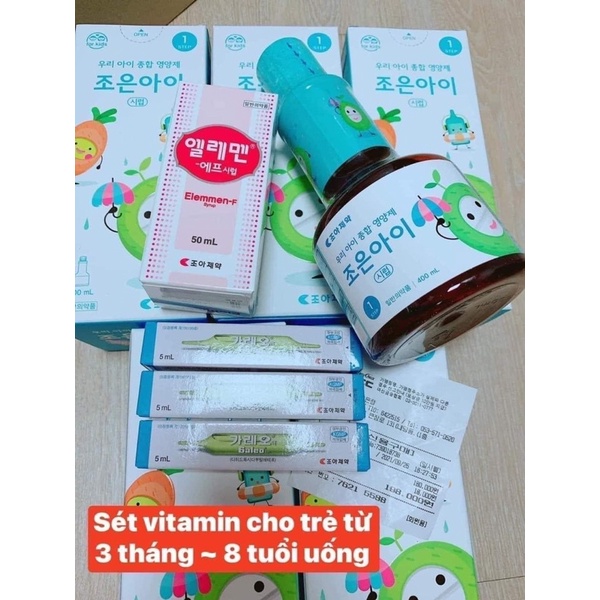 SET SẢN PHẨM VITAMIN KHỦNG LONG CHO BÉ HAY ĂN CHÓNG LỚN