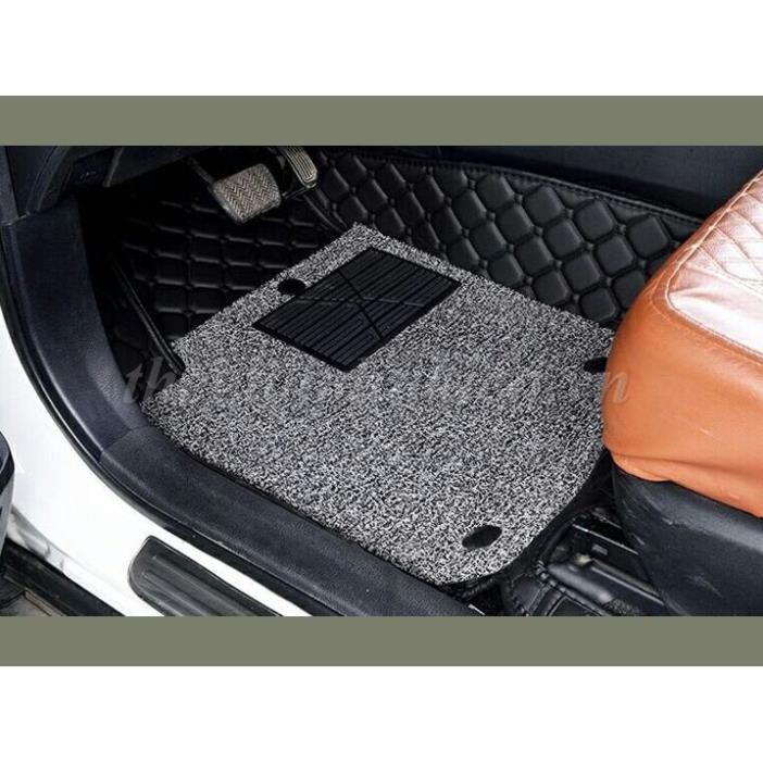 Thảm sàn, lót sàn da 6D cho Honda CR-V, CRV 2018-2019 -kèm thảm rối chống bụi( hàng cao cấp)