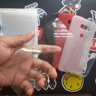 Combo cường lực + 2 ốp silicon LG V30