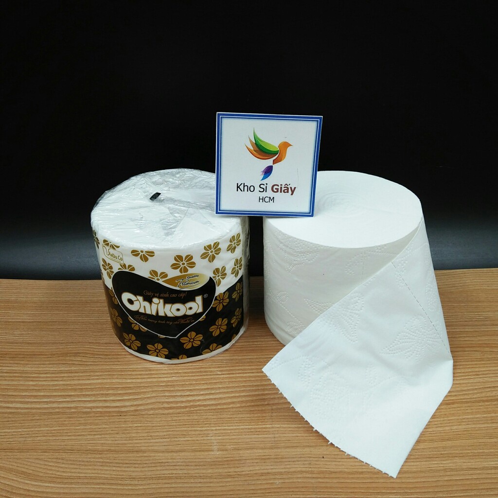 Combo 6 cuộn giấy vệ sinh không lõi cao cấp Chikool - Giấy vệ sinh loại 1