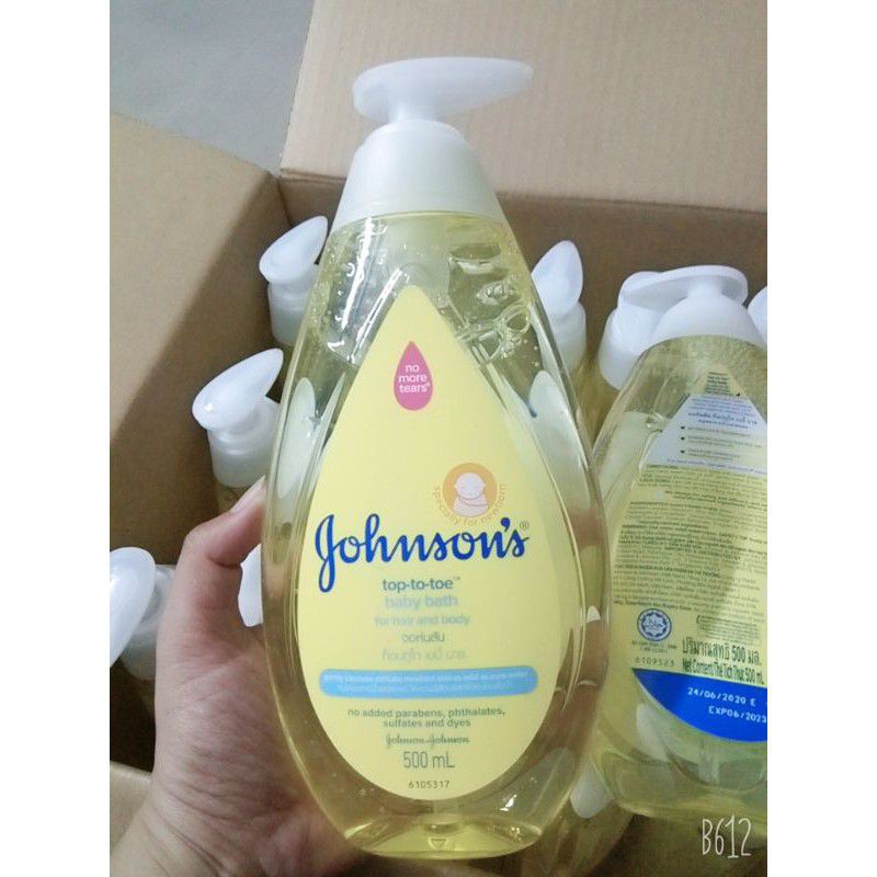 Sữa tắm gội toàn thân Johnson's Baby 500ml