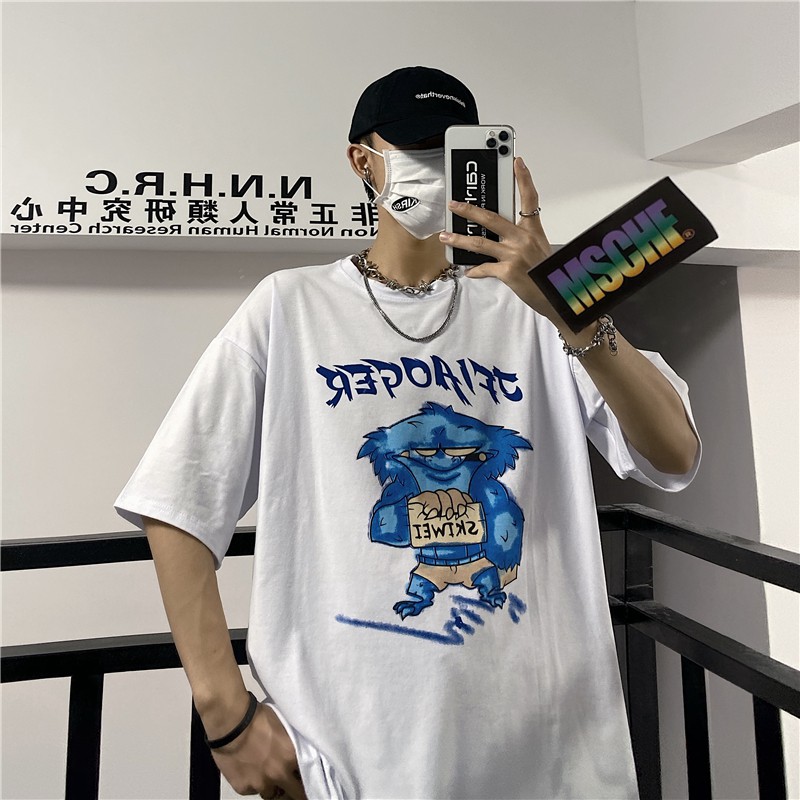 Áo thun form rộng tay lỡ Yinxx, áo phông Unisex ATL89