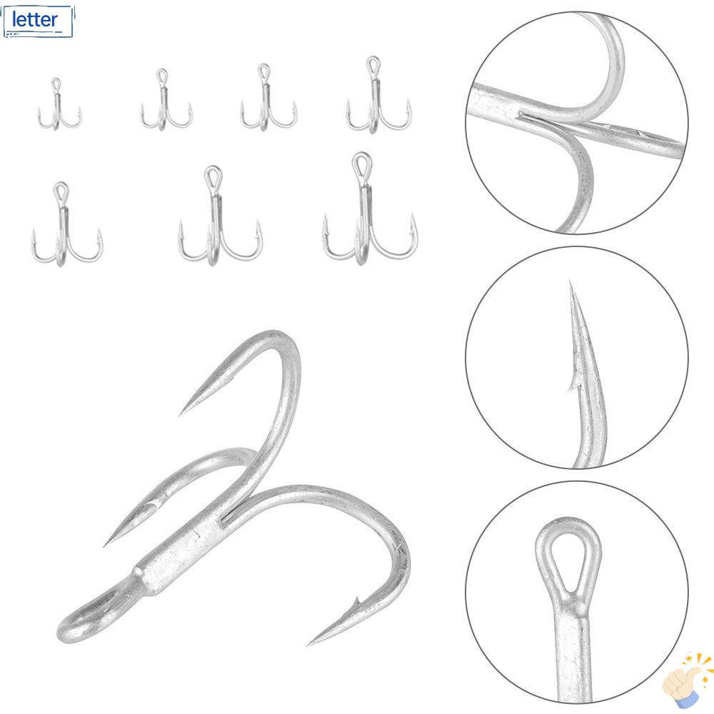 Bộ 10 Móc Câu Cá Sắc Bén Nhiều Kích Cỡ