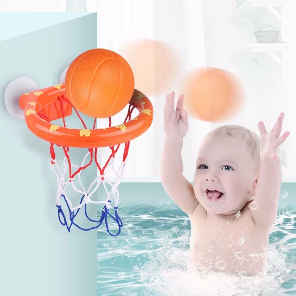 MMLUCK Plastic Basketballs Girl Boy Baby Shower Bathtub 3 balls Water Play Set