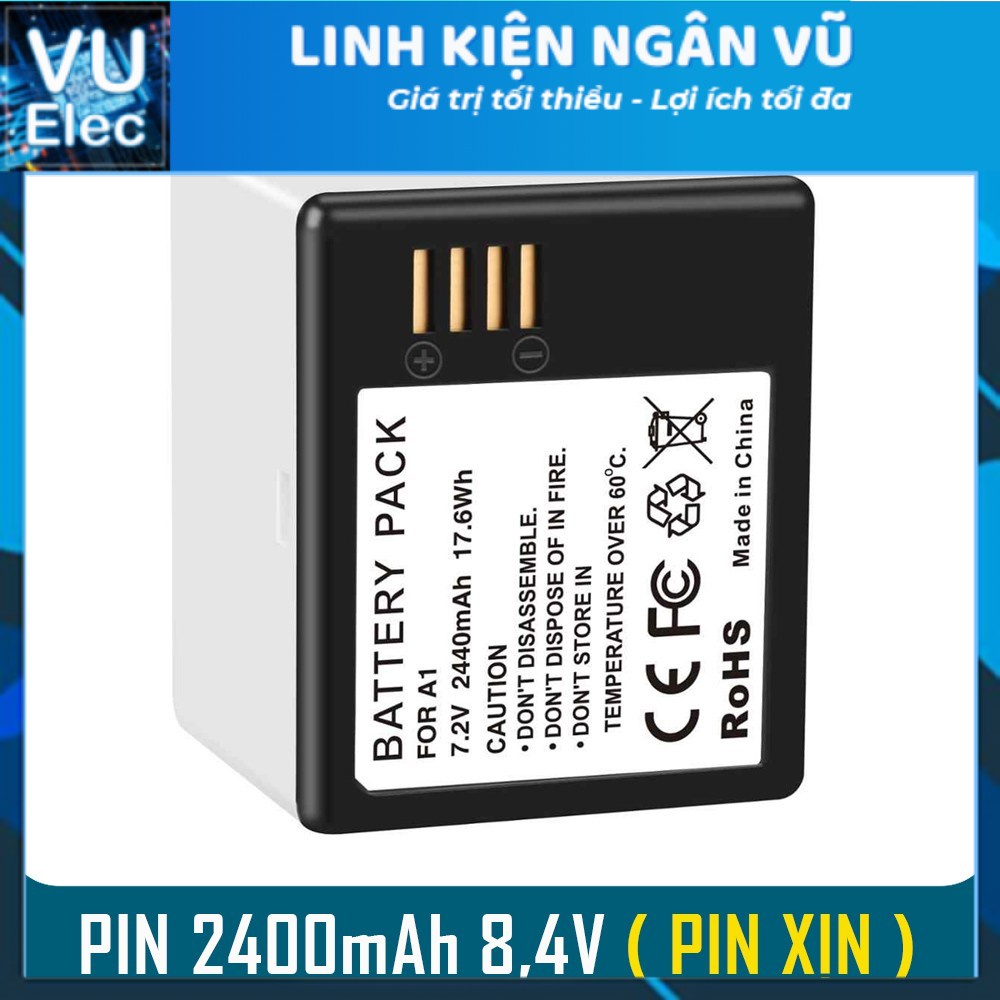 Pin ARLO A1 Lithium 2440mAh 8.4V - PIN xịn hãng Netgear chuyên dùng cho Camera VMA4400 VMS4230P và sạc dự phòng