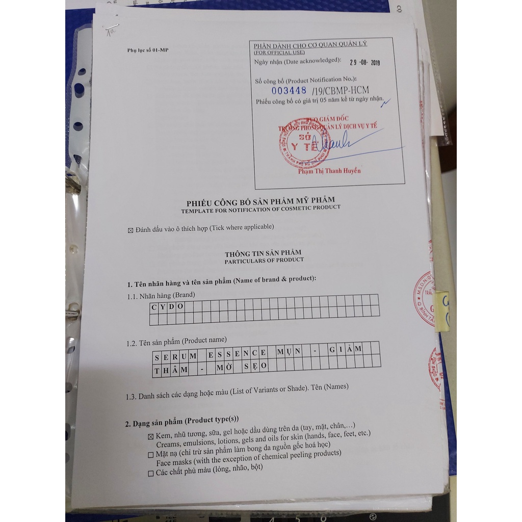 Serum mụn - xóa thâm - liền sẹo Cydo chính hãng