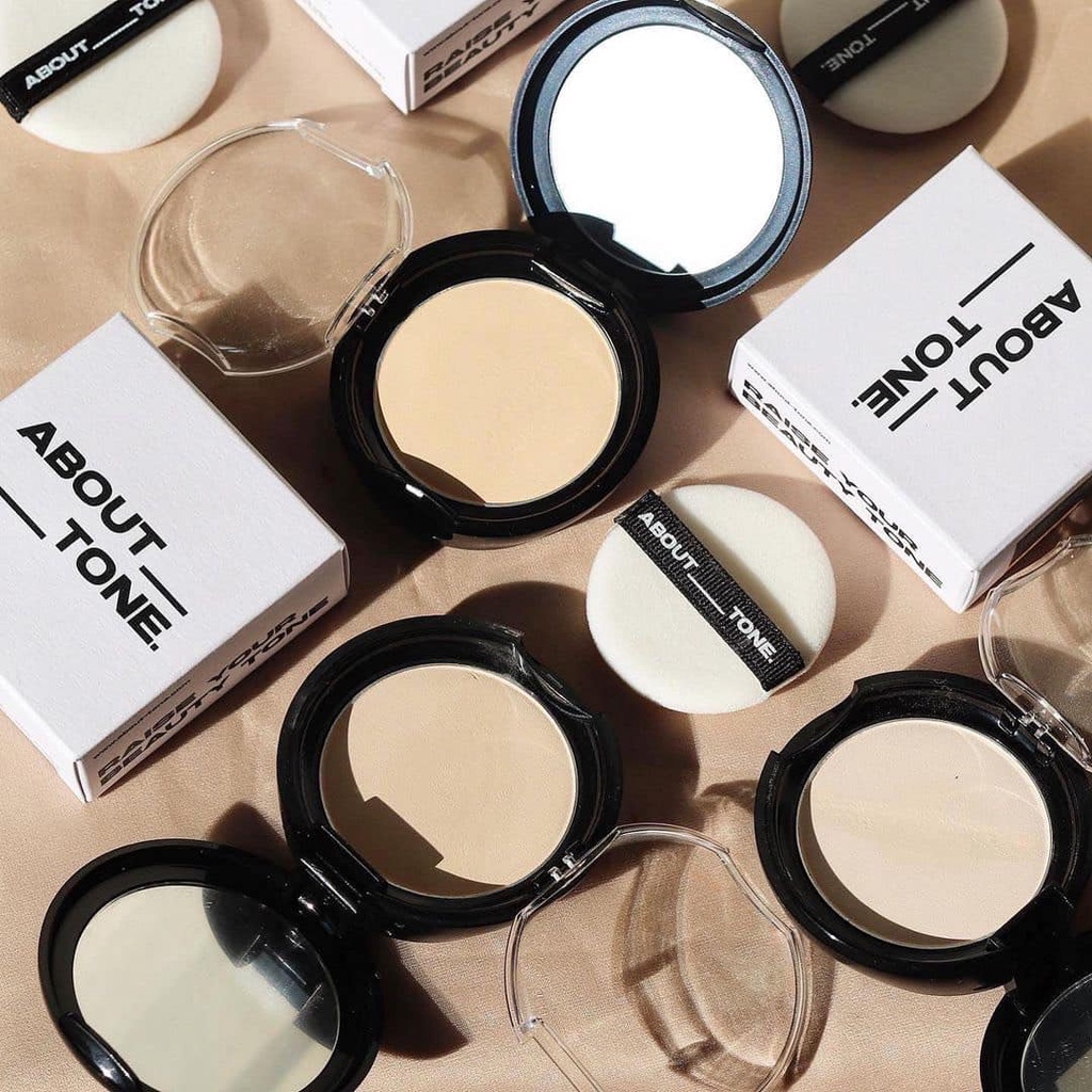 Phấn Phủ Nén Siêu Mịn, Kiềm Dầu, Che Phủ Tốt Eglips About Tone Blur Powder Pact 9g