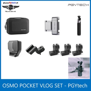 Combo phụ kiện Osmo Pocket / Osmo Pocket 2 - PGYTECH - Cao cấp - Chính hãng