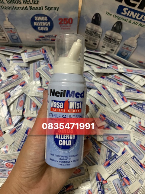 Muối rửa mũi neilmed 50 gói và 100 gói
