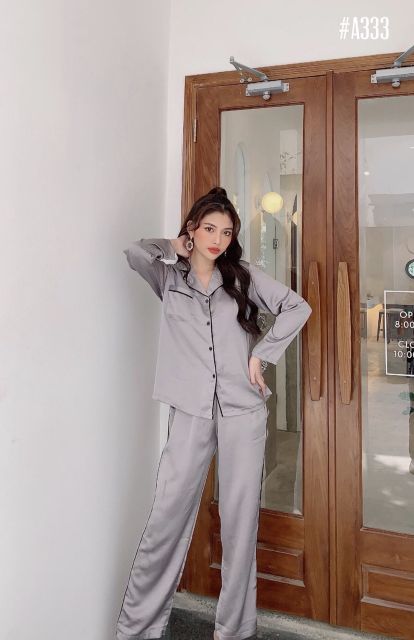 Bộ đồ ngủ pijama viền