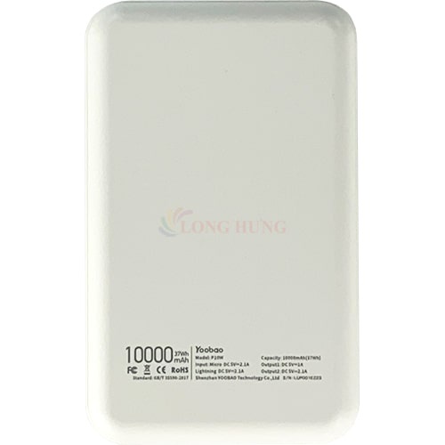 Sạc dự phòng Yoobao Power Bank 10000mAh P10W - Hàng chính hãng