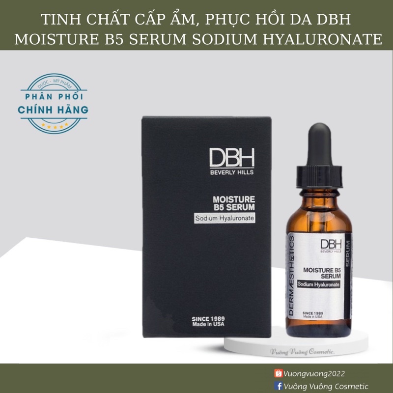 Serum dưỡng ẩm và phục hồi da DBH Moisture B5