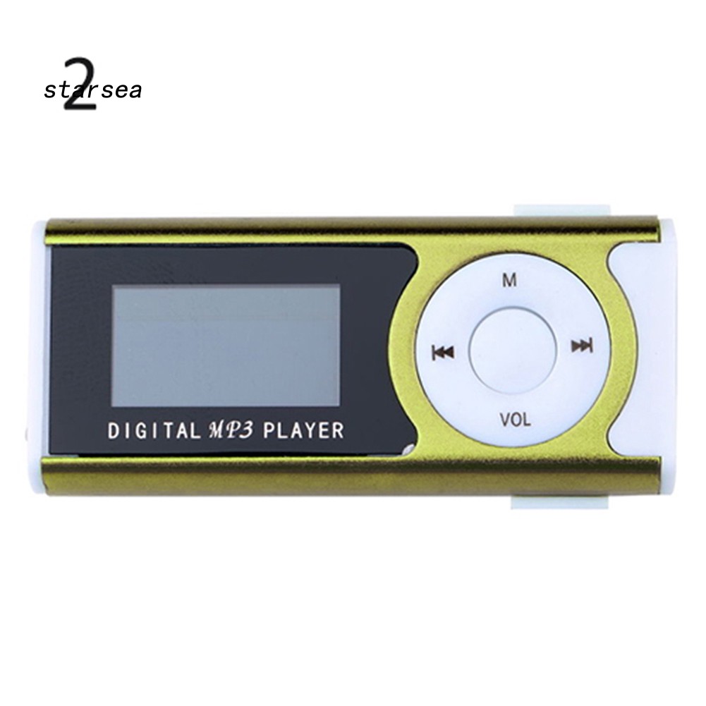 Máy nghe nhạc MP3 mini có màn hình LCD 1.3 inch hỗ trợ thẻ nhớ micro SD 16GB