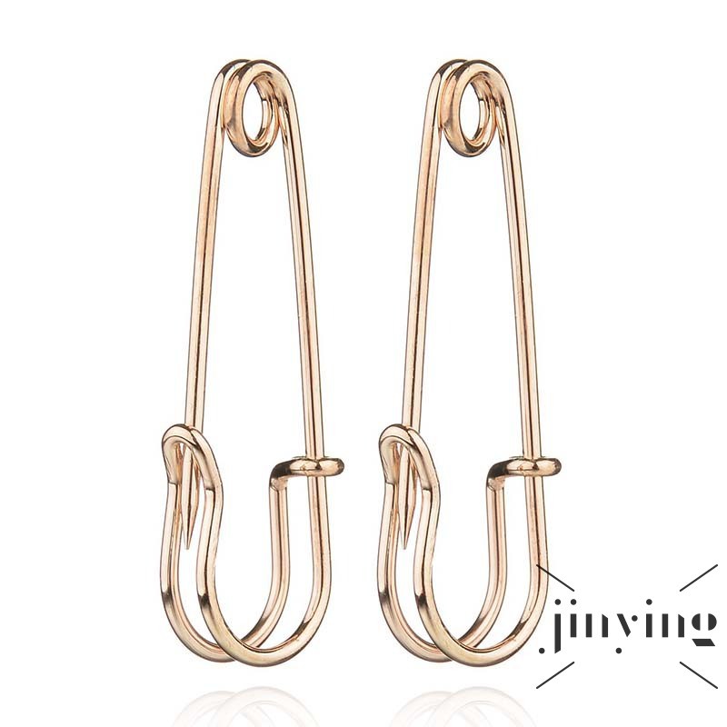 GETNOIVAS Bông tai dạng vòng phong cách Âu Mỹ thời trang