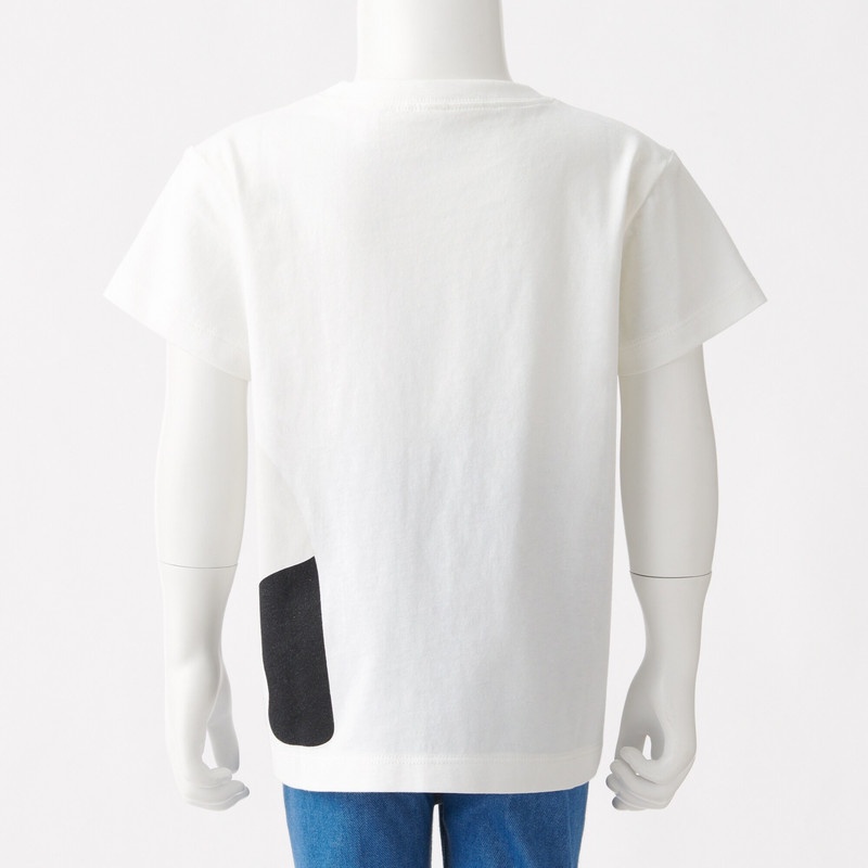 Muji Áo Thun In Họa Tiết Vải Jersey Cotton Ấn Độ-Em Bé