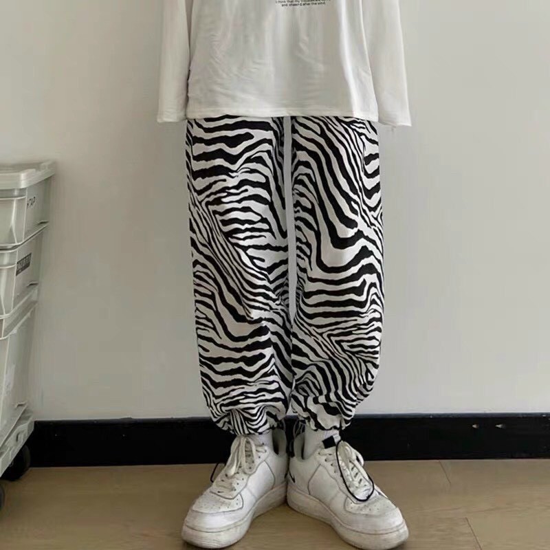 Quần Jogger Ống Bo Phối Màu Loang Siêu Chất Dáng Rộng Q15