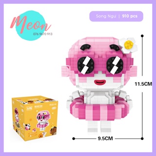Xếp hình lego cung hoàng đạo - Miniblock cung Song Ngư
