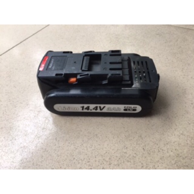 Pin máy khoan-vít... Panasonic/ National 14.4v DC(vỏ cũ). Đế trượt