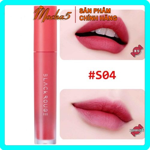 Son kem Black Rouge MOUSSE BLENDING lì môi, mịn môi Hàn Quốc