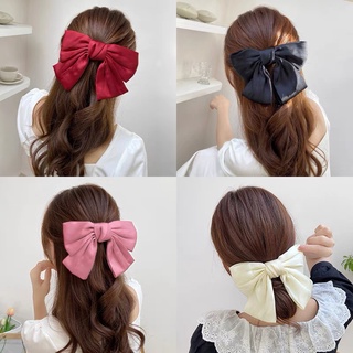 Kẹp tóc nơ lụa Hàn Quốc cho nữ bản đẹp xịn