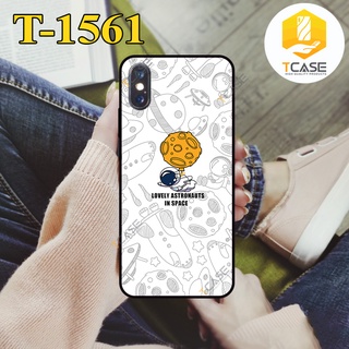 Ốp lưng Iphone X, XS, XS Max in hình Phi Hành Gia | Ốp Basic nhám chống sốc bảo vệ camera