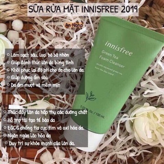 Sữa Rửa Mặt Innisfree 150ml Mẫu Mới