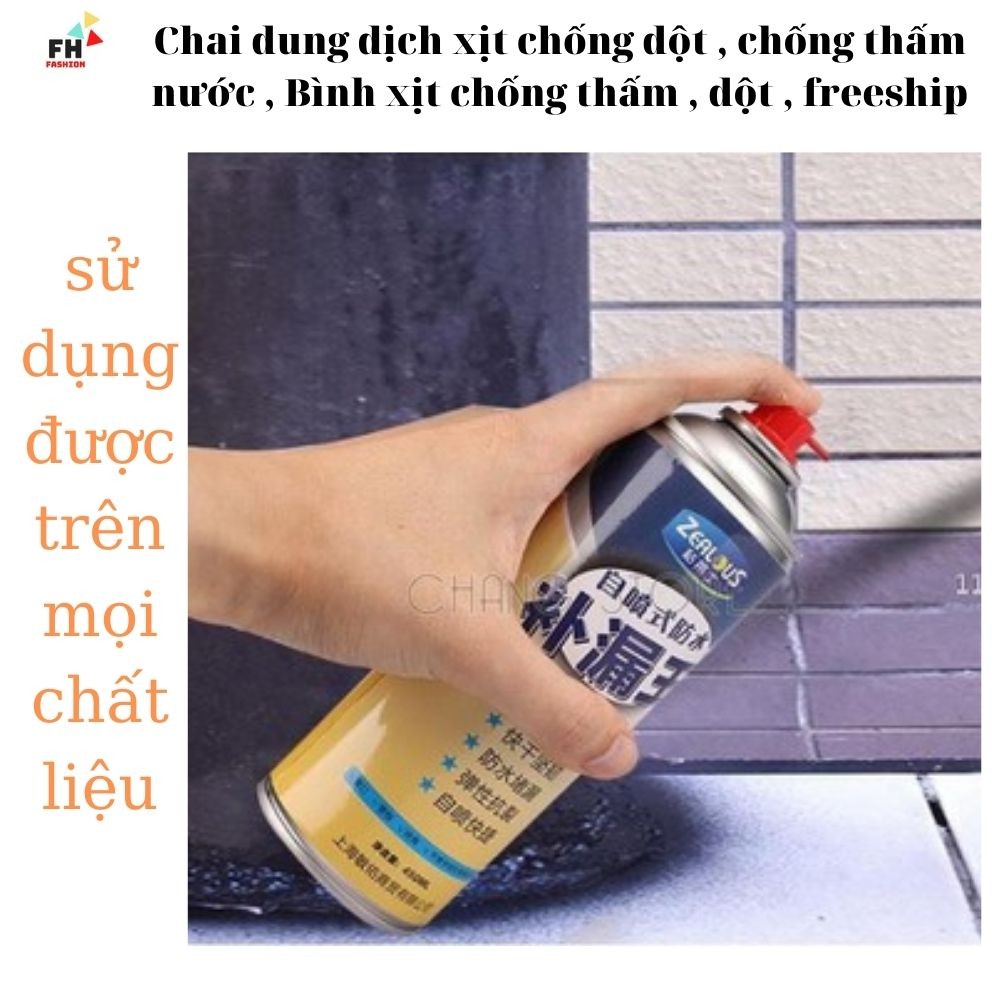 Chai xịt chống Thấm, chống dột, Bình xịt chống thấm,dột, freeship ,loại tốt dung tích 450ml màu trắng