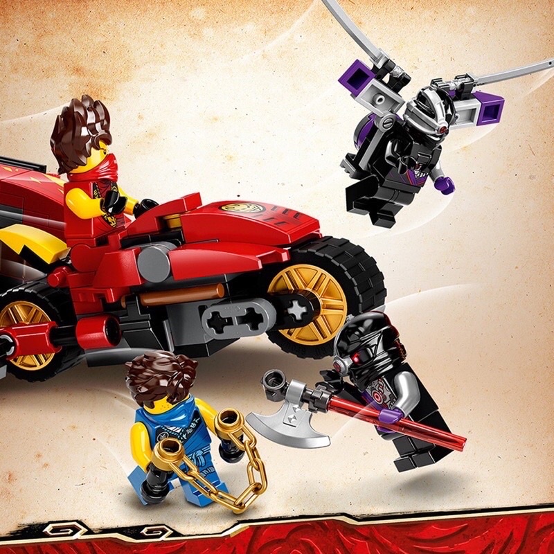 Lắp ráp xe ninjago 71737 - Lezi 70109