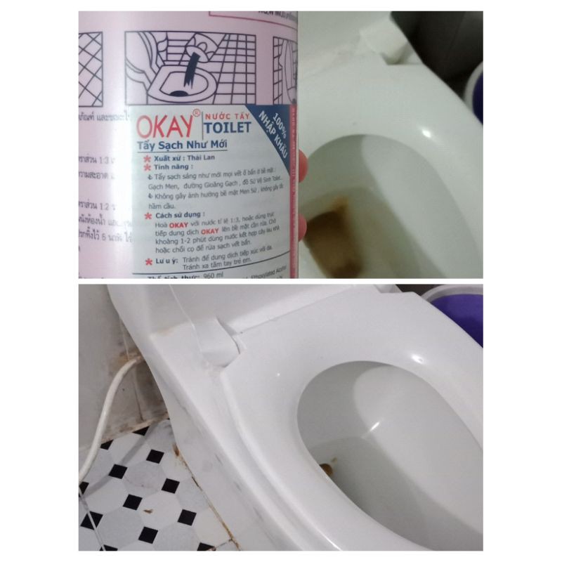 NƯỚC TẨY RỬA BỒN CẦU OKAY THÁI LAN (hàng công ty chính hãng)